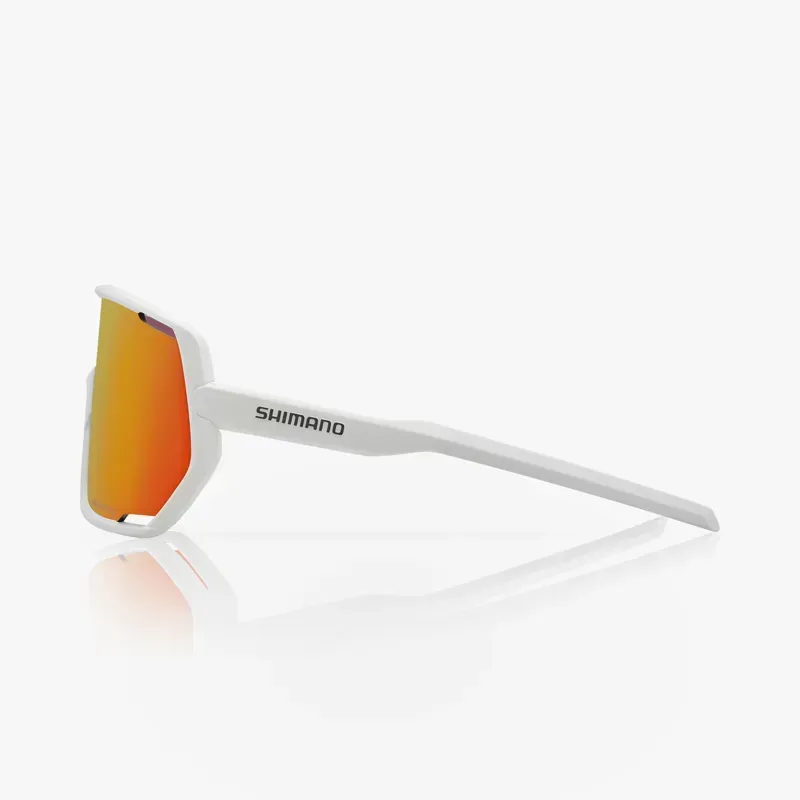 Shimano Technium CE-TCNM2 Eyewear In Matte White with Ridescape RD Road Lens-3