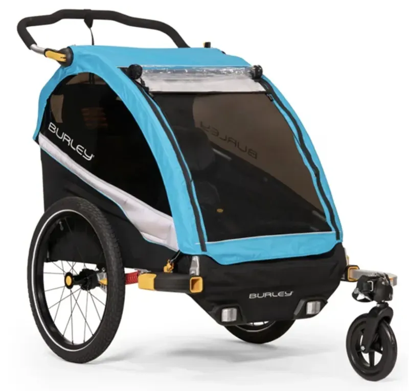 Burley D'Lite X Bike Trailer in Aqua Blue