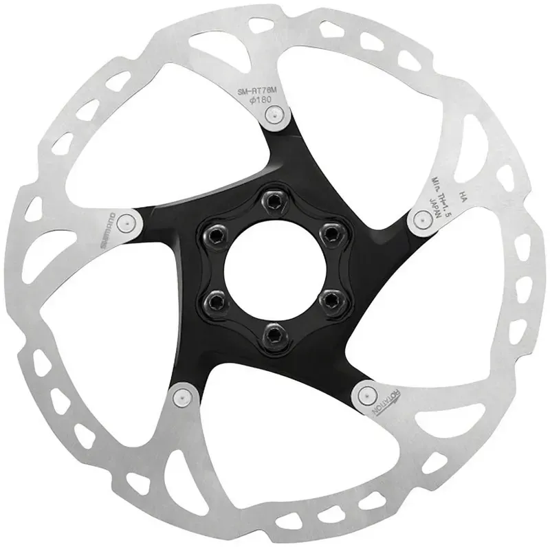 Shimano Deore XT SM-RT76 203mm 6-Bolt Disk Brake Rotor in Silver