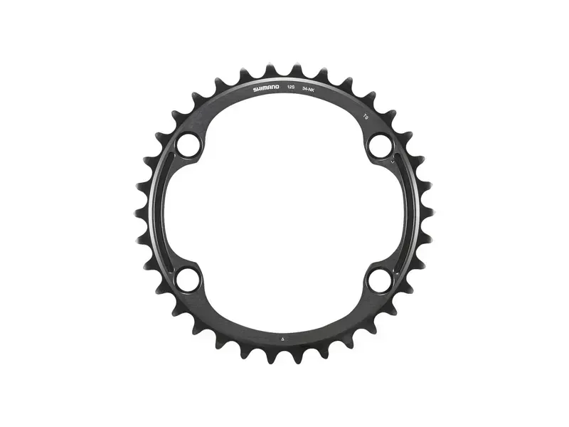 Shimano Dura-Ace FC-R9200 12-Speed Chainring - 36t Asymmetric 110 BCD Black NH Black