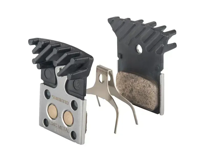Shimano L04CMF Metal Finned Disk Brake Pad in Black