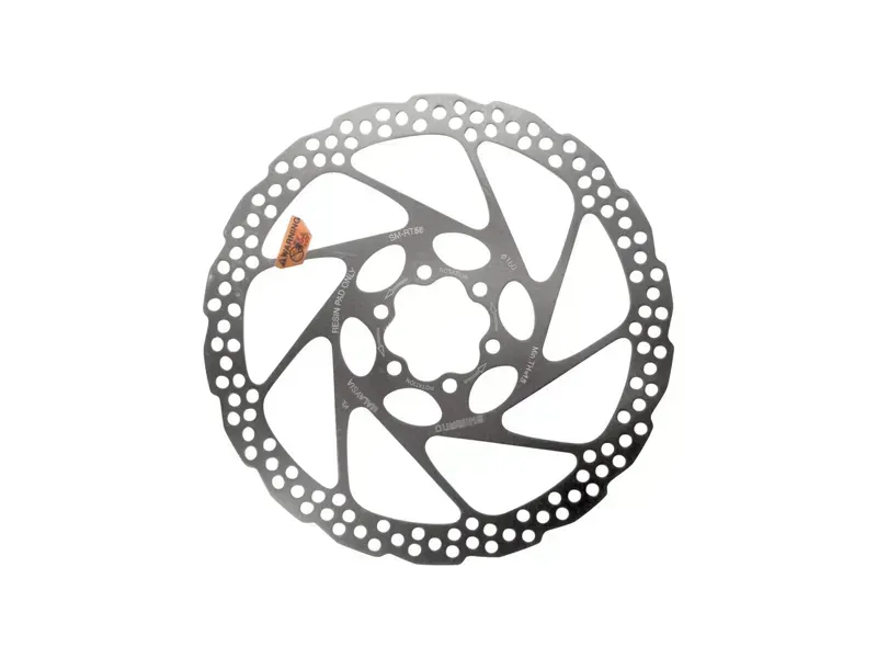 Shimano Deore SM-RT56-MP Disc Brake Rotor - 180mm 6-Bolt For Resin Pads Only Silver 180-2