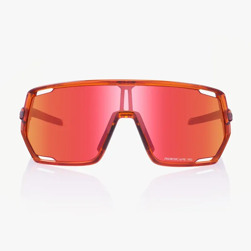 Shimano Technium CE-TCNM2 Eyewear In Orange Sapphire with RIDESCAPE Road Lens-1
