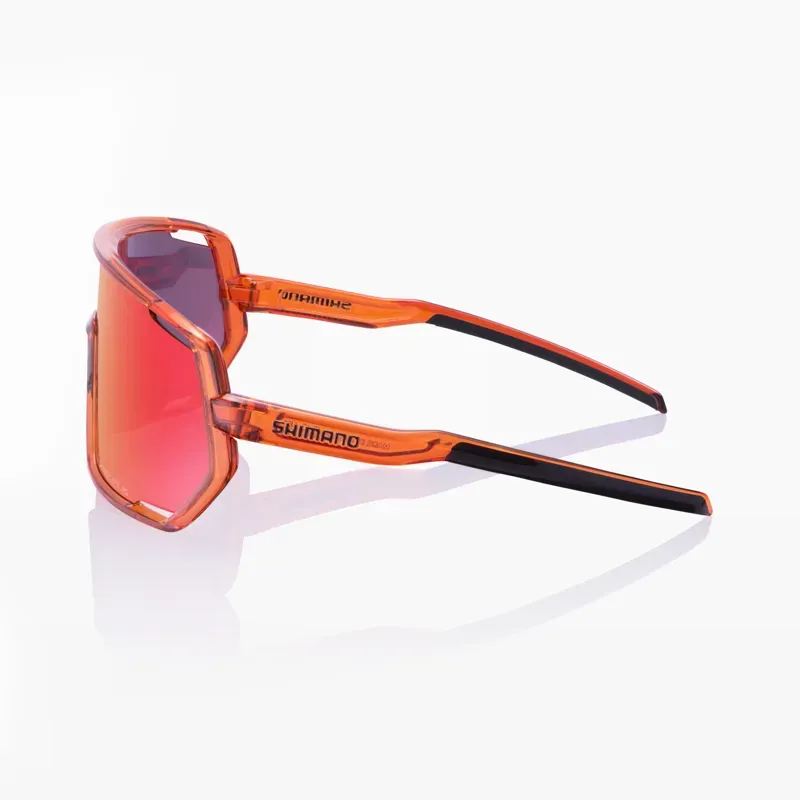Shimano Technium CE-TCNM2 Eyewear In Orange Sapphire with RIDESCAPE Road Lens-2