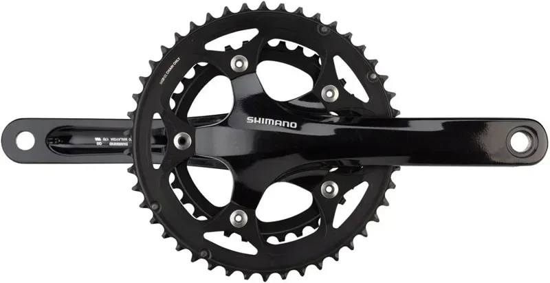 Shimano Tiagra FC-R460 175mm 46/34-tooth 10-speed Crankset in Black