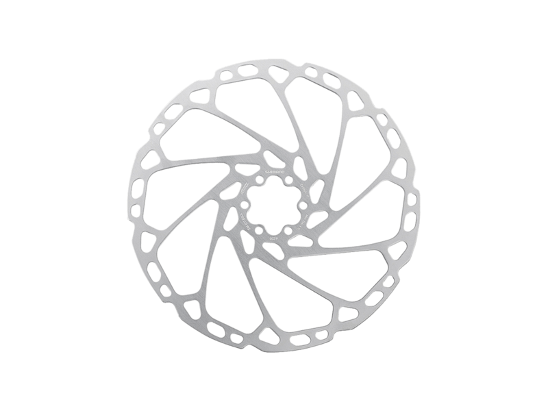 Shimano RT66 6-bolt 180mm Disk Brake Rotor in Silver/Gray