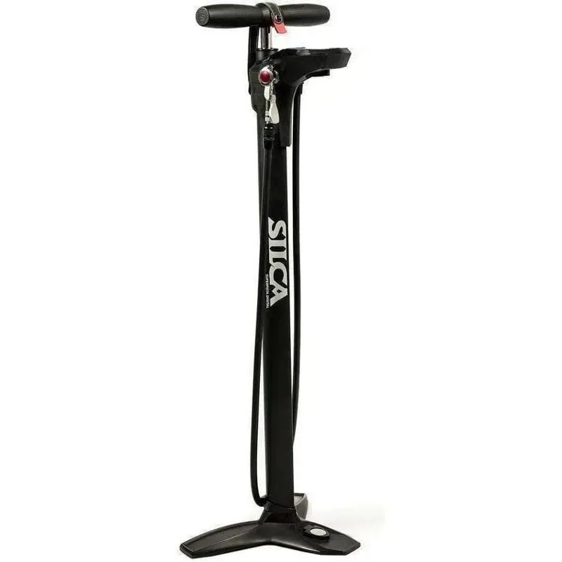 Silca SuperPista Digital Floor Pump in Black