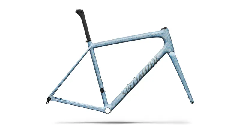 Specialized Aethos 2 Frameset FACT 10r Carbon Frame in Silver Dust/Glacial Blurred Impasto/Charcoal