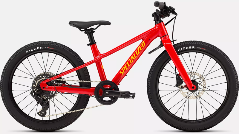 Specialized Riprock 20 Kids Bike in Gloss Red California Sunshine