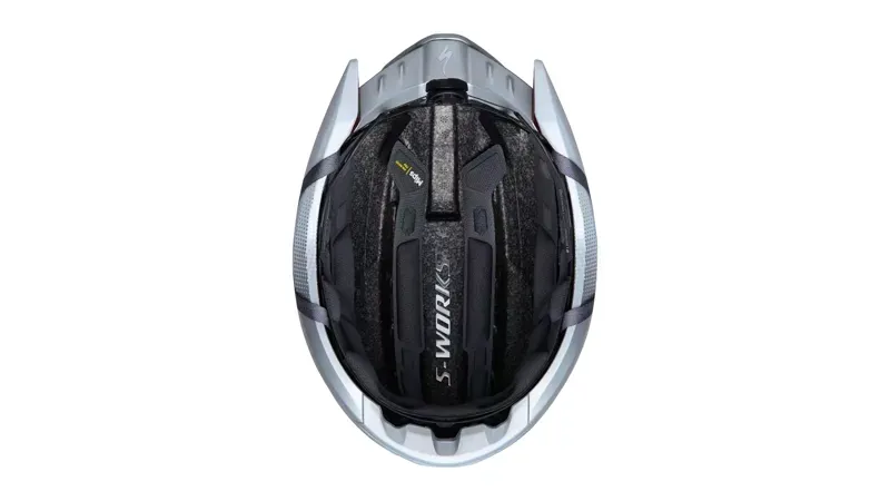 Specialized S-Works Evade 4 Helmet in Silver/White-6