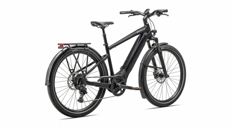 Specialized Turbo Vado 4.0 Hybrid Bike in Gloss Castblack/Satin Silver Reflective-2