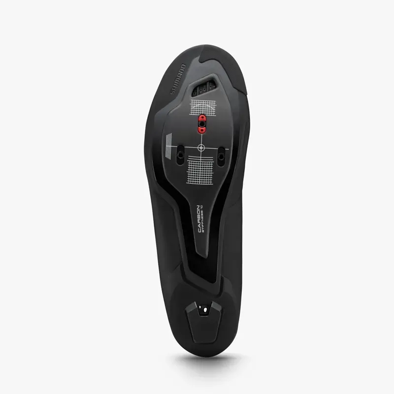 Shimano SH-RC703 Race-Ready Performance Wide Road Shoes in Black-3