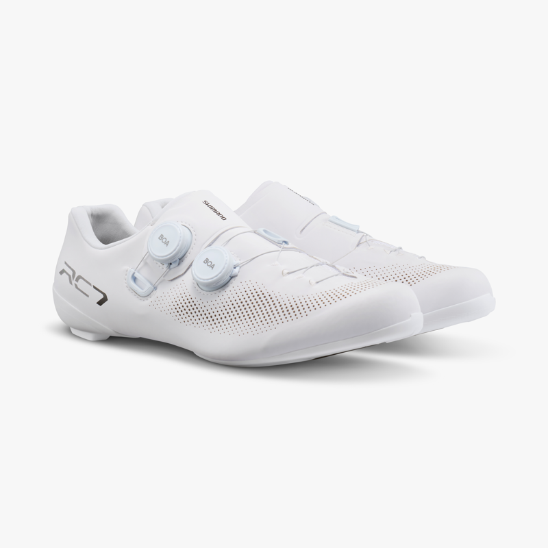 Shimano SH-RC703 Road Shoes in White-1