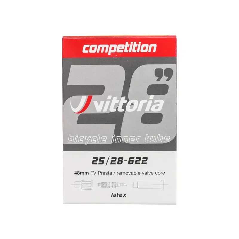 Vittoria Competition Latex Tube - 700 X 19-23 48mm Presta Valve 700 x 19 - 23