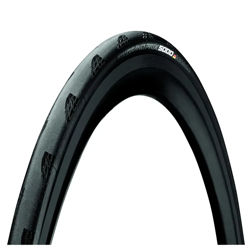 Continental Grand Prix 5000 Tire - 700 X 30 Clincher Folding Black BlackChili Vectran Breaker LazerGrip ACT E50 Black 700 x 30