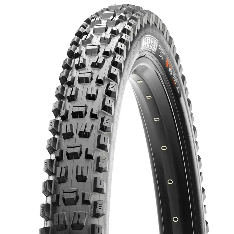 Maxxis Assegai Tire - 29 X 2.5 Tubeless Folding Black 3C Maxx Grip DH Wide Trail Black 29 x 2.5