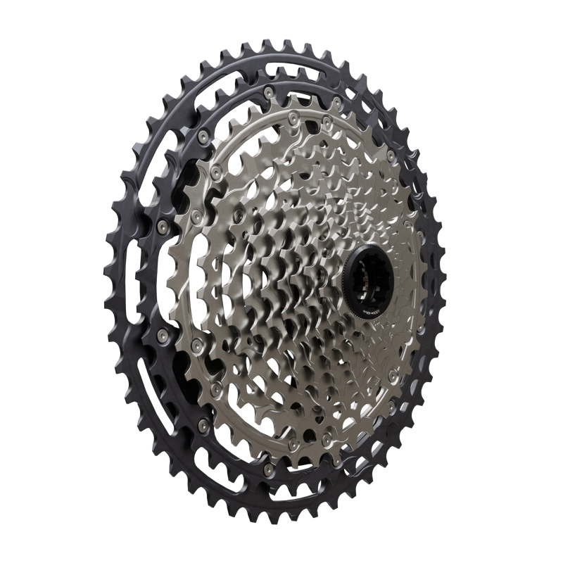 Shimano CS-M8200-12 Deore 12-speed XT Cassette in Black/Silver-2