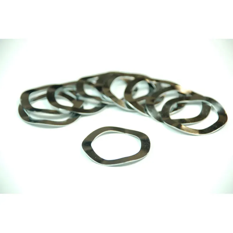 Wheels Manufacturing 1.2 inches id Wave Washer in Silver - Single Washer