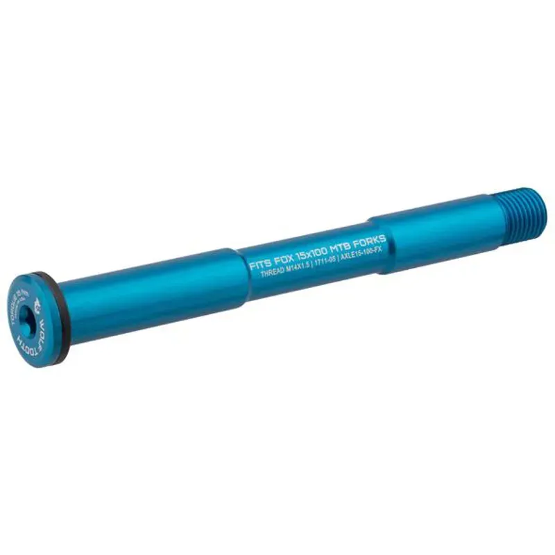 Wolf Tooth FOX 15mm X 100mm Thru Axle: Blue