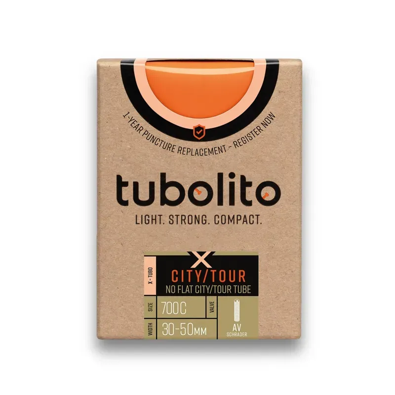 Tubolito X-Tubo City/Tour 700 30-50mm 40mm SV Tube in Orange