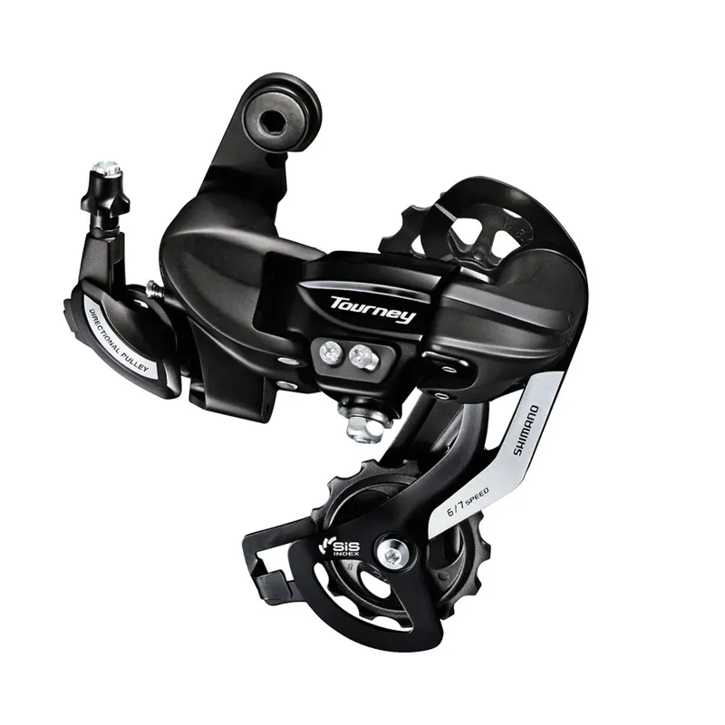 Shimano RD-TY500 Tourney 6/7-speed Rear Derailleur in Black