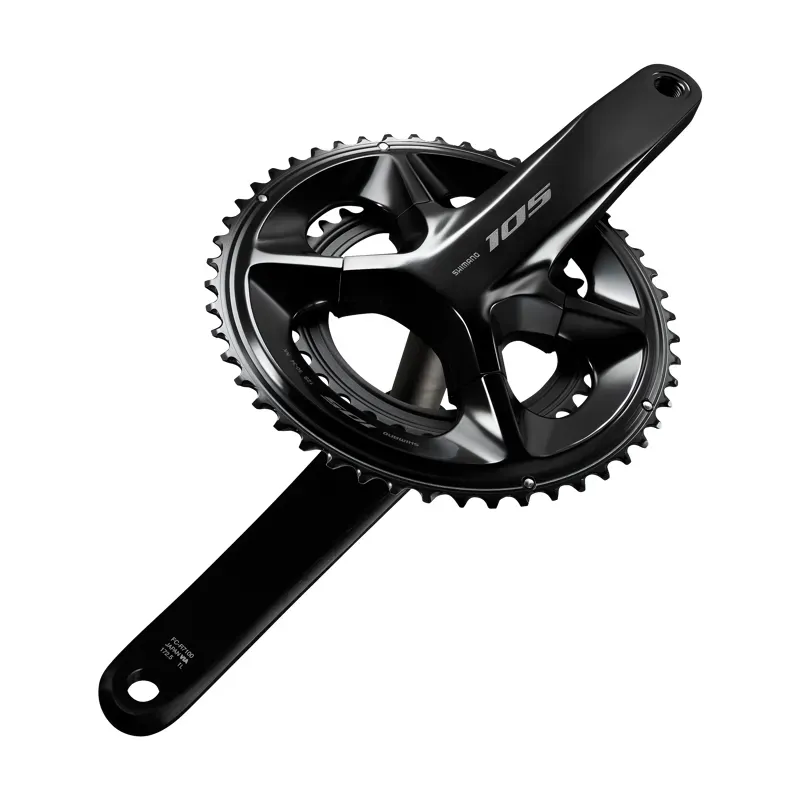 Shimano FC-R7100 105 2x12s Crankset in Black-2